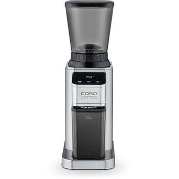 Caso Кофемолка Barista Chef Inox 01834, 150 Вт, 250 г, 12 шт., нержавеющая сталь, 48 настроек помола (01834)