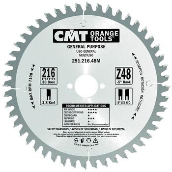 Cmt Zāģripa HM 210x2,8x30 Z36 291.210.36M, 0.578kg (291.210.36M)
