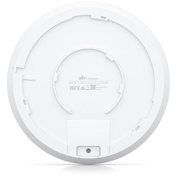Ubiquiti bezvadu piekļuves punkts U6-Enterprise, 4800 Mbit/s, 44-57 V, 22 W, 1xRJ-45, WPA3, 6 dBi (U6-Enterprise)