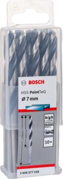 Urbis metālam PointTeQ 7 x 69 x 109 mm , 10 gab., Urbjmašīnām/skrūvgriežiem POINTTEQ HSS SPIRĀLVEIDA URBIS, 2608577238, BOSCH (2608577238)