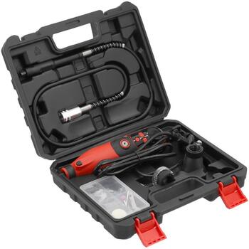 Yato LED rotācijas instruments YT-82077, 130W, 220-240V, 50Hz, 10000-35000 min⁻¹, 2.3/3.2mm, IP20, II klase, 35mm, urbšana (YT-82077)