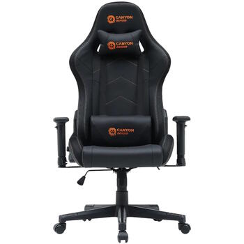 Игровое кресло с RGB подсветкой и пультом управления регулируемая спинка 90°–180° подушки для головы и поясницы до 150 кг Irida RGBCH03 Чёрный CNS-RGBCH03 CANYON (CNS-RGBCH03)