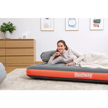 Matracis 203x152x22cm, Roll & Relax Air Mattress Quee; 67703 BESTWAY (67703)