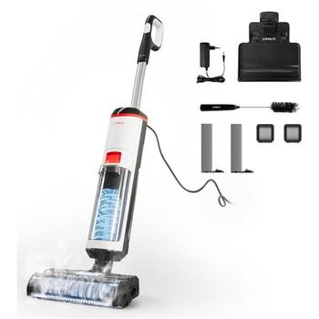 Polti RollySteam WD10 WDEU0005, паровой пылесос, 750 Вт, 0.6 л, 10 г/мин, 4.9 м, HEPA, без мешка (WDEU0005)