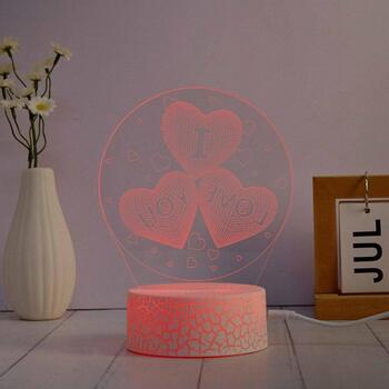 Manta Декоративная лампа SNL115RGB, 5W, 11.4cm, 10cm, 21.7cm, 5V, AA, USB, 2m, многоцветная, LED, сердце (SNL115RGB)