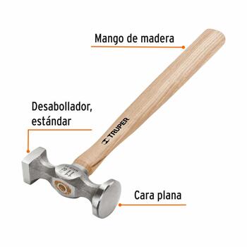 Samazināšanas āmurs ar koka rokturi, 312 g MACE-11 TRUPER (MACE-11)
