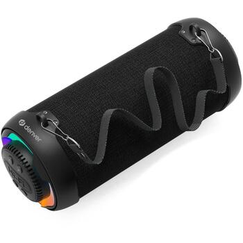 Denver Портативная Bluetooth колонка 111151020880, 10 W, 1500 mAh, 3–4 ч, Bluetooth 5.4, AUX, USB, LED подсветка (111151020880)