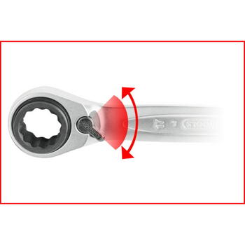KSTOOLS Трещоточный ключ 503.4565, 10x19mm - 13x17mm, 4in1, 72 зуба, GEARplus (503.4565)