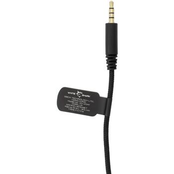 White Shark Наушники GH-2341 GORILLA ЧЕРНЫЙ/СЕРЫЙ, 20-20000Hz, 53mm, 2m, 3.5mm, съемный микрофон, стерео (GORILLA BLACK/GREY)