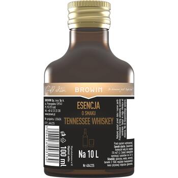 Browin Tennessee Whiskey esence 404225, 100 ml, 10 L dzēriena pagatavošanai, zelta līnija (404225)