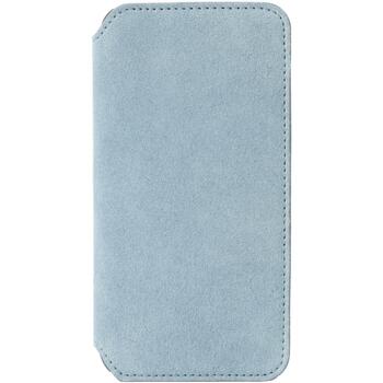 Krusell Broby 4 Card SlimWallet 61433, синий, замша, блокнот, вырез под камеру, защита от царапин, пылезащита (61433)