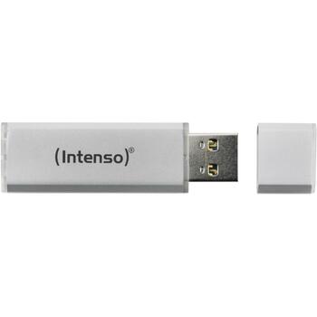 Intenso USB флеш-накопитель 3531470 16 ГБ, USB 3.2 Gen 1, скорость чтения 70 МБ/с, алюминиевый корпус, серебристый цвет (3531470)