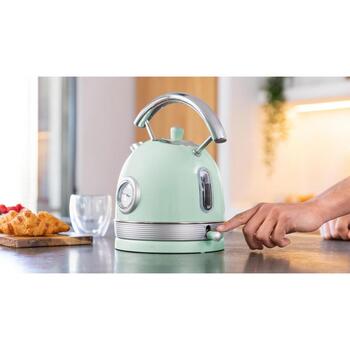 Cecotec Kettle | ThermoSense 420 Vintage | 2200 W | Electric | 1.8 L | Stainless steel | 360° rotational base | Light Green (1483)