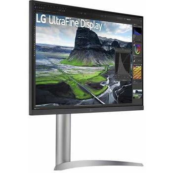 LG LCD монитор 27UQ850V-W, 68.6 см, 3840 x 2160, 4K Ultra HD, IPS, 5 мс, 178°, USB хаб, крепление VESA, регулировка высоты (27UQ850V-W)