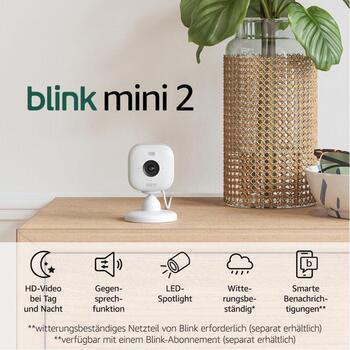Amazon Blink Mini 2 White (B0BWX155VF)