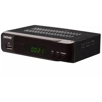 Denver Цифровой приемник DVBS-206HD 110131300060, 420 г, 230 В, 1xHDMI, 1xUSB, DVB-S2, 1920x1080, RF вход, Коаксиальный (110131300060)