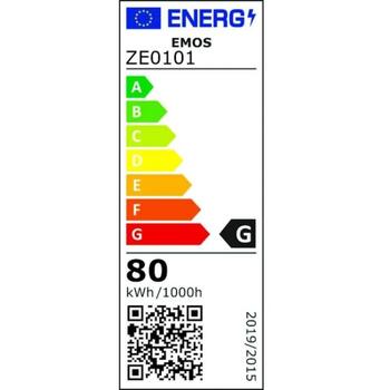 Emos линейная галогенная лампа J78 ZE0101, 80 W, 230 V, 1400 lm, 3000 K, R7s, 360°, 8000 циклов (ZE0101)