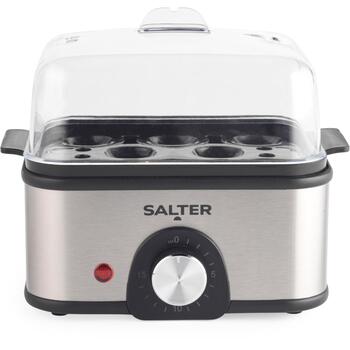 Salter Варка яиц EK6213VDE, 500W, 8 яиц, 2 поддона для яиц, мягкие/твердые уровни варки (EK6213VDE)