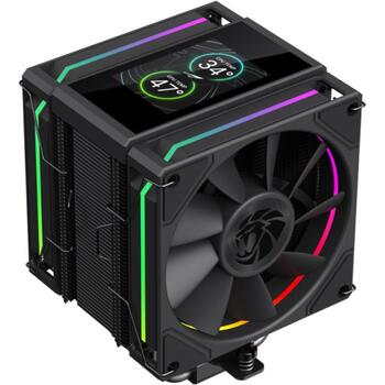 Gamemax procesora gaisa dzesētājs SIGMA 620 LCD BK, 0.154kg, 0.164kg, 0.005985m³, melna (SIGMA 620 LCD BK)