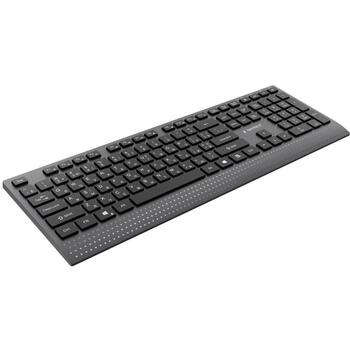 Gembird KB-MCH-06-CYRL plānā vadu multimēdiju klaviatūra, Type-C adapteris, krievu izkārtojums, melna (KB-MCH-06-CYRL)