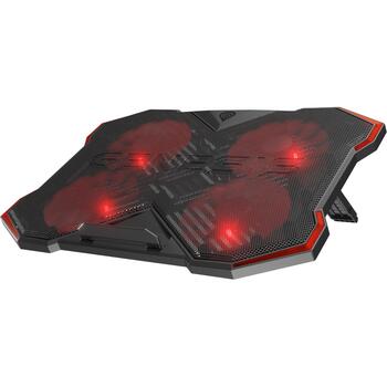Genesis Dzesēšanas paliktnis klēpjdatoram Oxid 260 NHG-2075, 4 ventilatori, 130 mm, 850-1010 apgr/min, 60 cfm, USB centrmezgls (NHG-2075)