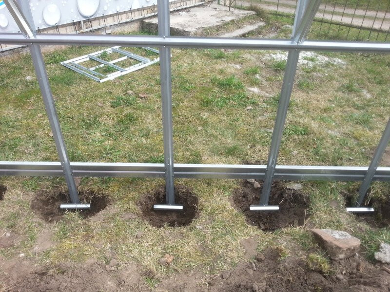 Siltumnīca KLASIKA STANDART 15 - 2,5x6m ar pamatiem- 6mm polikarbonāta 4779037490288 (4779037490288)