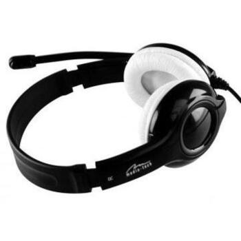 Media Tech Проводные наушники MT3573, USB, 20-20000 Гц, 110 дБ, 1.9 м, стерео, микрофон, регулятор громкости (MT3573)