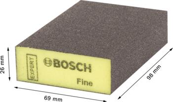 S471 Standard bloks 97 x69 x26mm,smalks, Slīpēšanai ar rokām EXPERT S471 STANDARD BLOKS SLĪPĒŠANAI, 2608901178 BOSCH (2608901178)