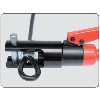 Yato hidrauliskās gofrēšanas knaibles YT-22862, 16-300mm², 18-20t, 470mm, vara un alumīnija kabeļiem, tērauda trosēm (YT-22862)