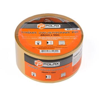 Divpusējā Līmlente PP 48mm x 10m, Polax (101-002)