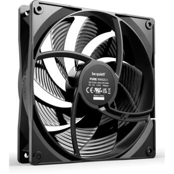 Be Quiet Datora korpuss ventilators PURE WINGS 3 BL138, 140mm, 1800RPM, 122.6m³/h, 2.44mmH2O, 3 ventilatori (BL138)