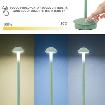 Beper Настольная лампа P207ILI150, 1.5W, Зеленый, LED, 1 лампочка, Затемнение, Регулировка цветовой температуры (P207ILI150)