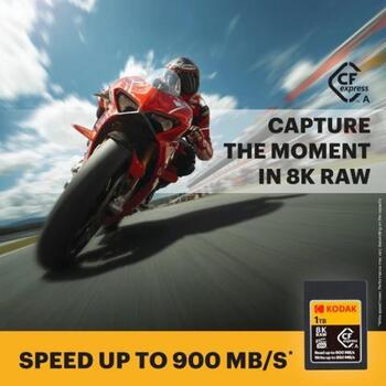 Kodak CFexpress Type A 360GB EKMCFXA360GK, 360GB, 900MB/s, 800MB/s, VPG 200, CFexpress Type A (EKMCFXA360GK)