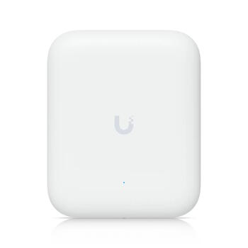 Wi-Fi 7 āra piekļuves punkts ar IP67 izturīgu korpusu 6 spatial streams 465 m² pārklājums integrēta virziena “super” antena PoE+ 2.5 GbE U7-Pro-Outdoor Balts Ubiquiti (U7-PRO-OUTDOOR)