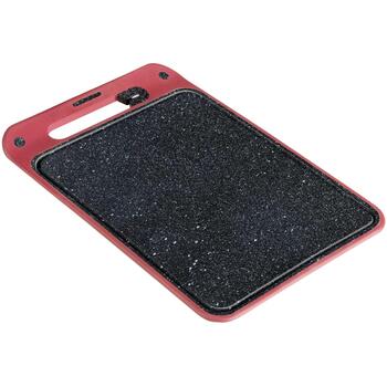 Jata HACC4531 разделочная доска с точилкой, 33,6x23,6x2,4 см, ПП, силикон, черный/красный (HACC4531)
