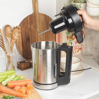 Salter Multivārāmie katli EK5118V2FVDE, 900 W, 1,6 l, 5 programmas, nerūsējošais tērauds, automātiskā atmiņa (EK5118V2FVDE)