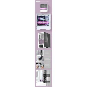 Zalman Корпус компьютера Z9 Iceberg WH, 9.6кг, белый цвет, 7 отсеков для дисков, 3x2.5 дюйма, 2x3.5 дюйма, 1xUSB 3.1 Type C (Z9 Iceberg WH)