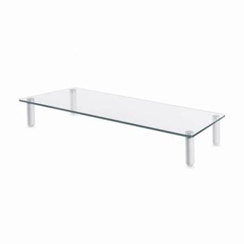 Sbox Подставка для стола DS-610, 560x210mm, 20kg, стекло, алюминий, сталь, пластик, белый (DS-610)