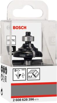 Daudzprofilu frēze HM R=4,8mm, l=14mm,kāts 8mm, Rokas frēzēm, malu frēzēm PROFILU FRĒZE STANDARD FOR WOOD, 2608628396, BOSCH (2608628396)