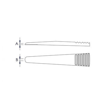 Pincete taisna 145mm 927245 KNIPEX (92 72 45)