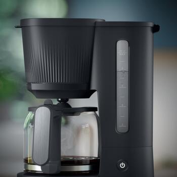 Philips Кофеварка HD7411/90, 1080 Вт, 1,25 л, 10 чашек, автоматическое отключение, система против капель (HD7411/90)