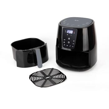 Jata Gaisa fritieris JEFR1225, 1300 W, 5 l, 80-200 °C, 8 gatavošanas programmas, bez eļļas, taimeris 30 min (JEFR1225)