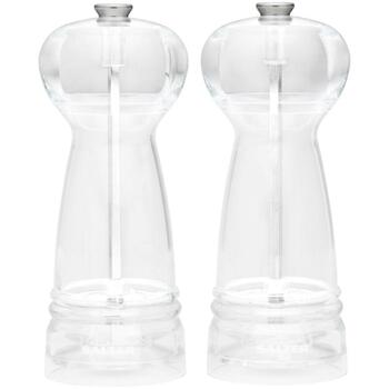 Salter Мельница для перца BW12949EU7, 17,8x6,7x6,7см, прозрачная, ручная, большая емкость, регулируемая степень помола (BW12949EU7)