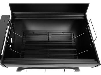 Lund угольный гриль 99902, 47x34 см, 121x50x71 см, 12.5 кг, сталь, черный, крышка, регулировка воздушного потока, термометр (99902)