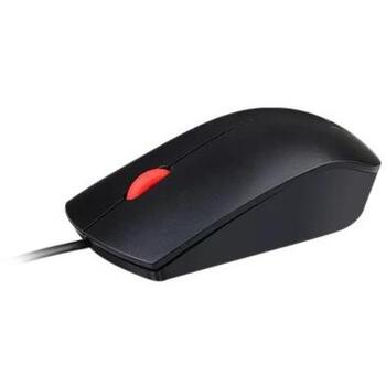 Lenovo USB datorpele MODELIS 4Y50R20863, 1.8 m, 1600 DPI, 3 pogas, optiskais sensors, melna, ambidextriska dizains (4Y50R20863)