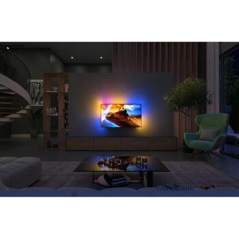 Philips Televizors 65OLED761/12, 165.1cm 65 collas, 4K Ultra HD OLED, 3840x2160 pikseļi, 120Hz, 3 pusēju Ambilight, P5 AI (65OLED761/12)