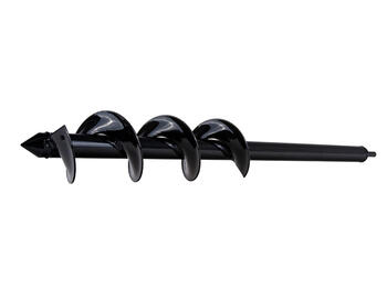Geko urbis dārza zemes stādītājam G72082, 8x60cm, 2.5mm, HEX rokturis, tērauds, melns (G72082)