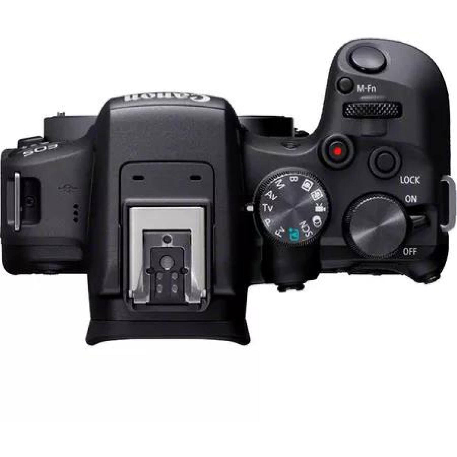 Canon D.CAM EOS R10 spoguļkameras korpuss 5331C003, 24.2 MP, ISO 32000, Wi-Fi, video ieraksts, CMOS, melns (5331C003)