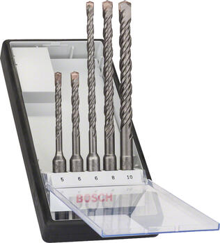 SDS-plus-5 5 urbju komp Robust Line 5/6/6/8/10 mm, Perforatora urbjiem SDS PLUS-5 URBJU KOMPLEKTS, ROBUST LINE, 5 PIEDERUMI, 2607019927, BOSCH (2607019927)