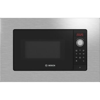 Bosch СВЧ-печь BFL623MS3, 800 W, 20 L, нержавеющая сталь, AutoPilot 7, помощь в очистке, блокировка от детей (BFL623MS3)
